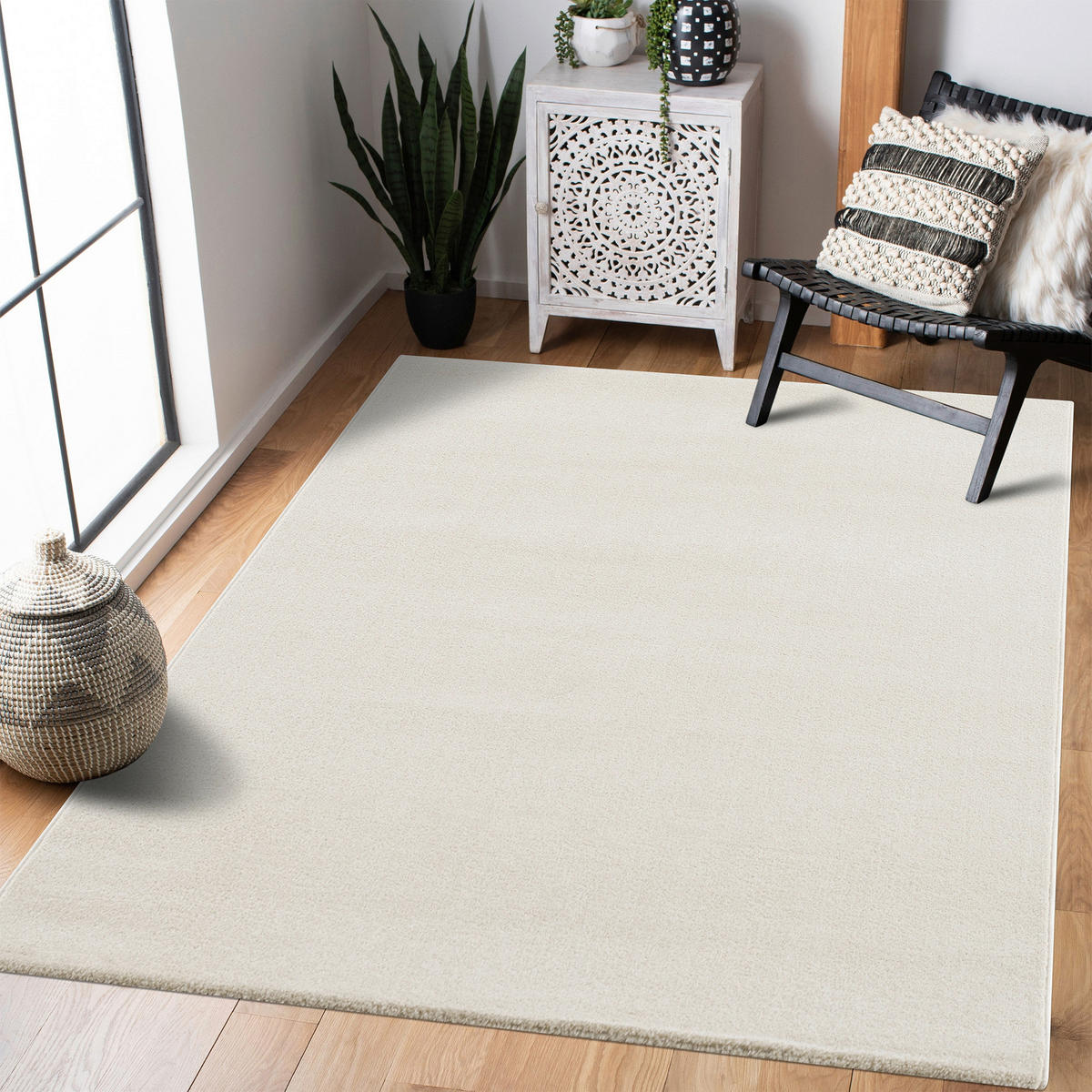 TKANA PREPROGA  Uni     140/200 cm    tkano  krem barve  - krem barve, Trendi, umetna masa/tekstil (140/200cm)