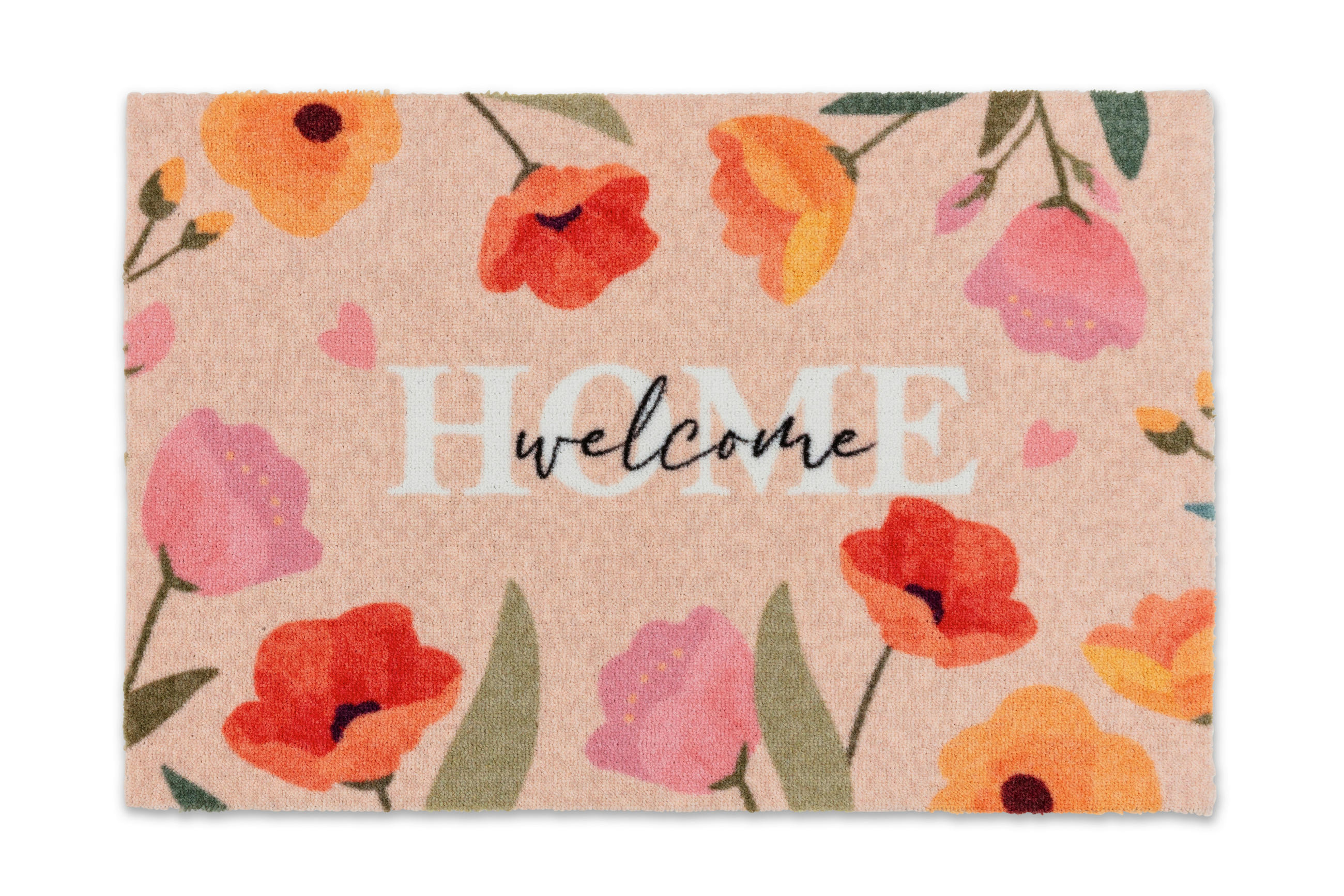 FUßMATTE  50/70 cm  Rosa  - Rosa, Basics, Kunststoff/Textil (50/70cm) - Astra