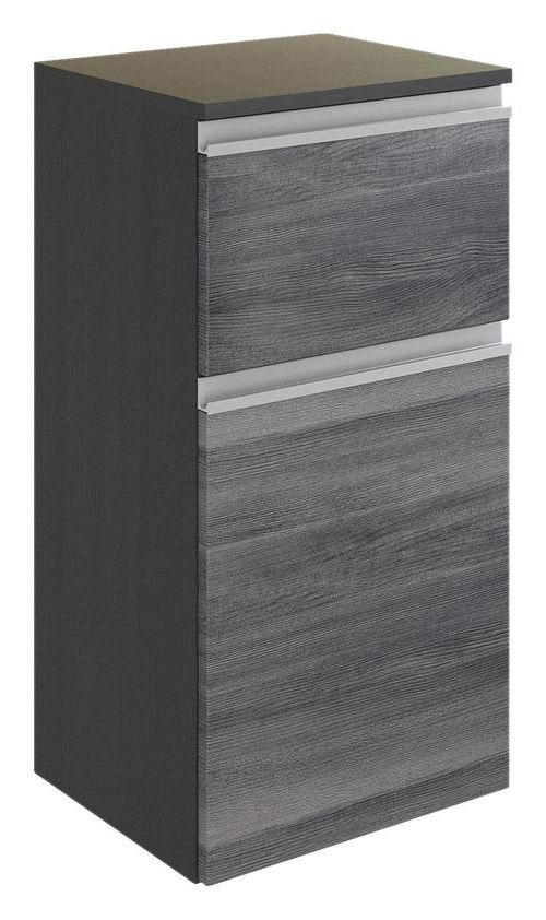 UNTERSCHRANK Silbereichenfarben - Silberfarben/Alufarben, Basics, Holzwerkstoff/Kunststoff (40/79/35cm) - MID.YOU