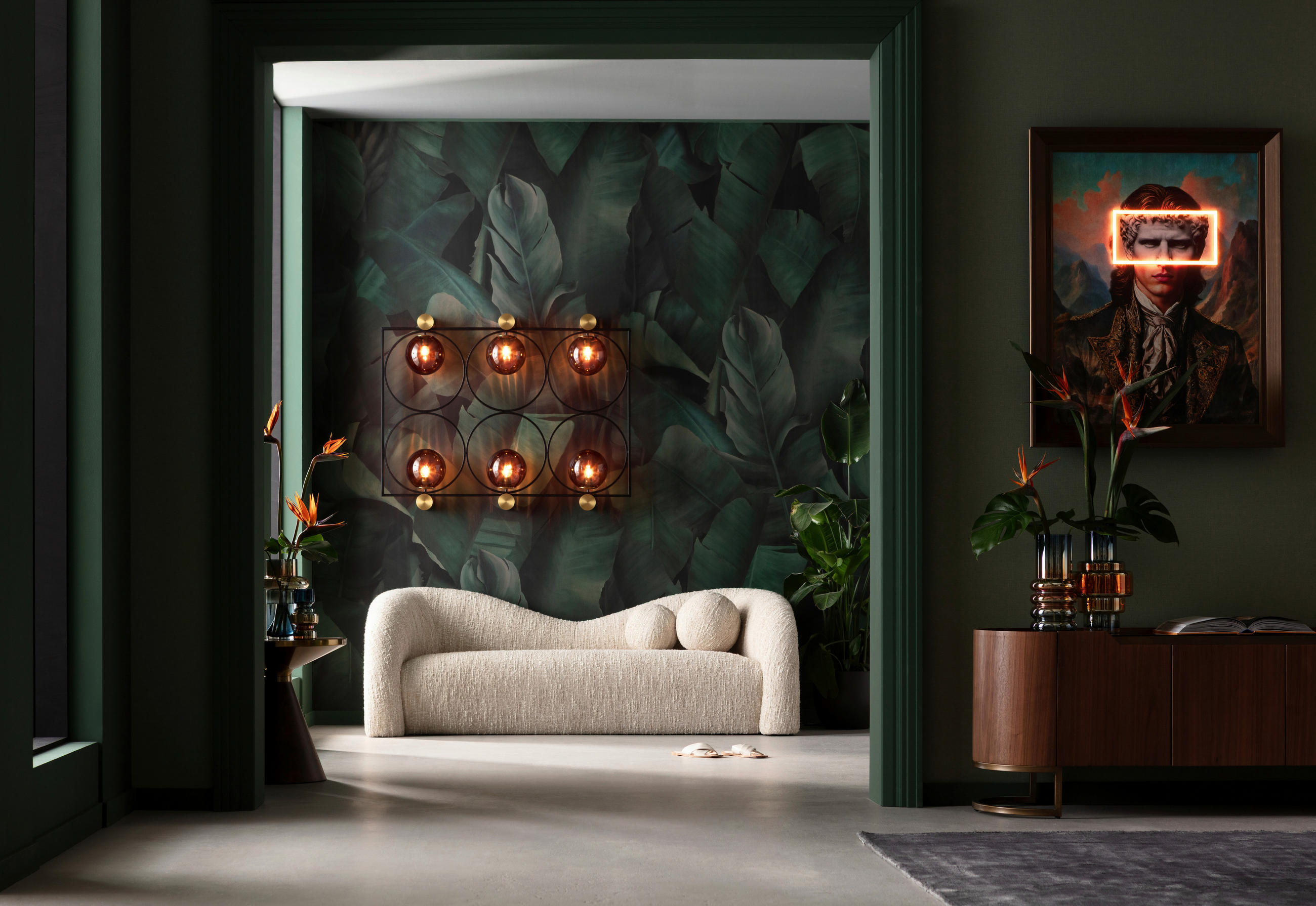 Thumbnail - Kare-Design 2-Sitzer-Sofa, Creme, Holz, Kunststoff, Textil, Pappel, Sperrholz, 201x71x94 cm, Wohnzimmer, Sofas & Couches...