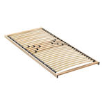 LATTENROST 90/200 cm Mittelzone verstellbar, Birke - Naturfarben, KONVENTIONELL, Holz (90/200cm) - Sleeptex