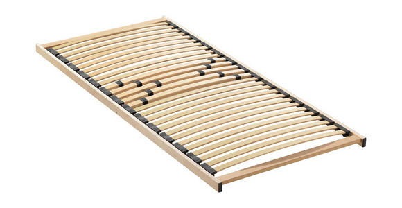 LATTENROST 90/200 cm Mittelzone verstellbar, Birke  - Naturfarben, KONVENTIONELL, Holz (90/200cm) - Sleeptex