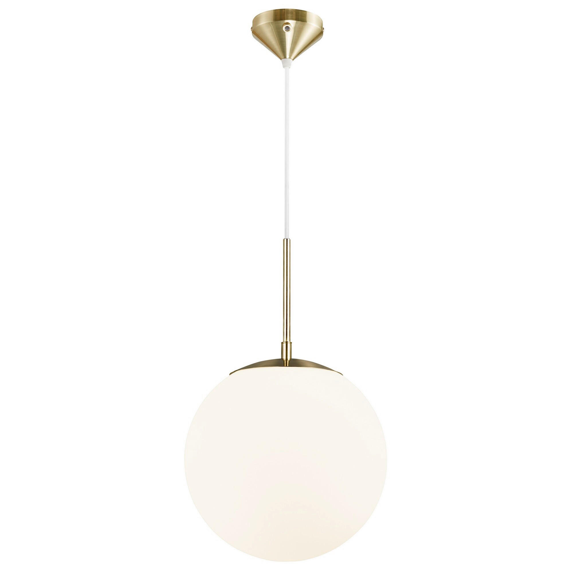 PENDELLEUCHTE 25/40 cm  - Weiß, Design, Glas (25/40cm) - Nordlux
