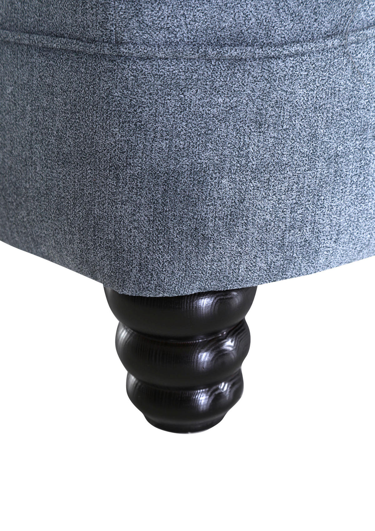 XXL-FÅTÖLJ i trä, textil mörkgrå  - mörkgrå/mörkbrun, Klassisk, trä/textil (125/102/125cm) - Livetastic