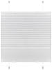 PLISSEE  halbtransparent   70/130 cm   - Weiß, Basics, Textil (70/130cm) - Boxxx