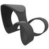 HOCKER Flachgewebe Anthrazit, Grau  - Anthrazit/Grau, MODERN, Kunststoff/Textil (56/52/83cm)