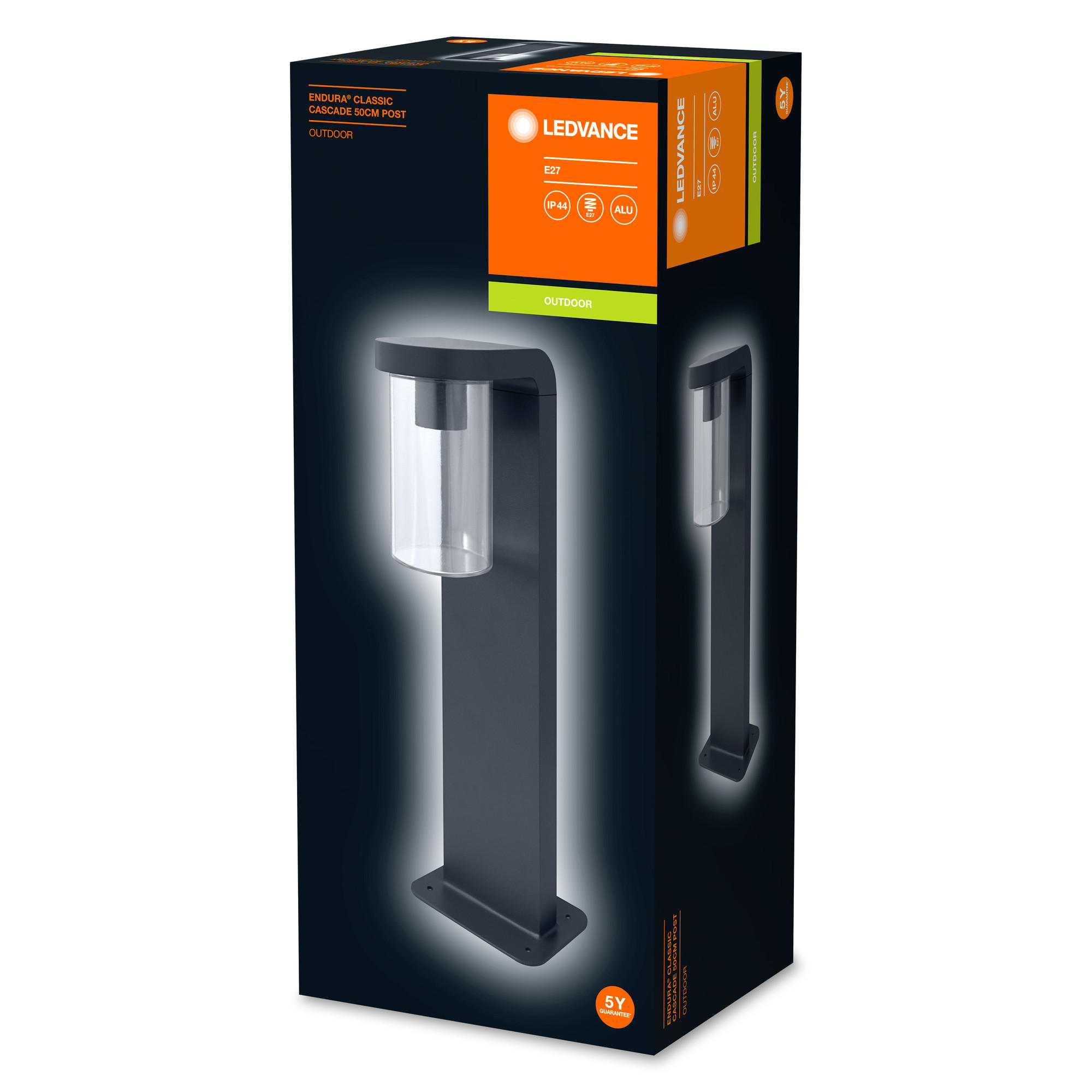 WEGELEUCHTE Endura Classic Cascade 20/16/50 cm   - Klar/Anthrazit, Basics, Glas/Metall (20/16/50cm) - Ledvance