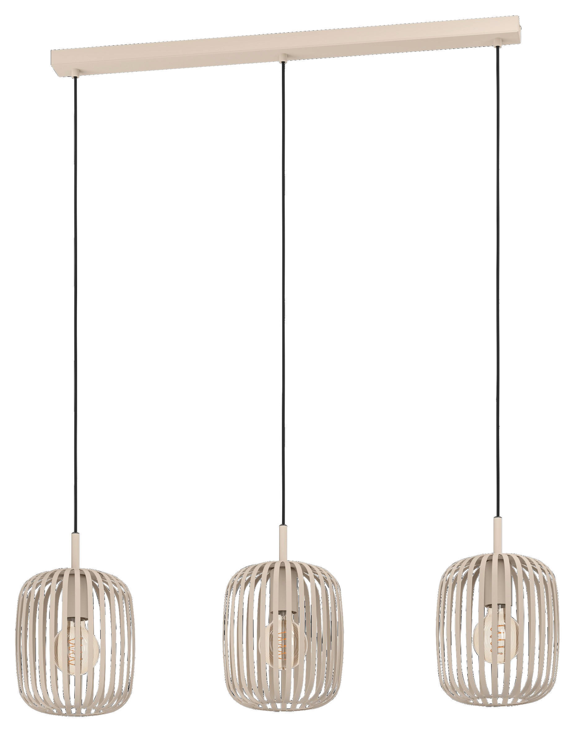 ZÁVĚSNÉ SVÍTIDLO, 90/20/110 cm  - pískové barvy, Design, kov (90/20/110cm)