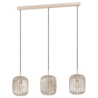 HÄNGELEUCHTE 90/20/110 cm  - Sandfarben, Design, Metall (90/20/110cm)