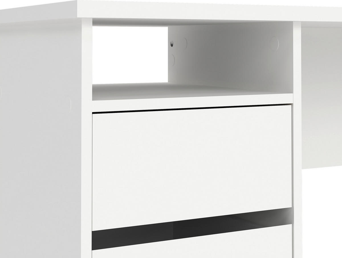 SCHREIBTISCH 110/48,5/76 cm  in Weiß  - Weiß, MODERN, Holzwerkstoff (110/48,5/76cm) - MID.YOU