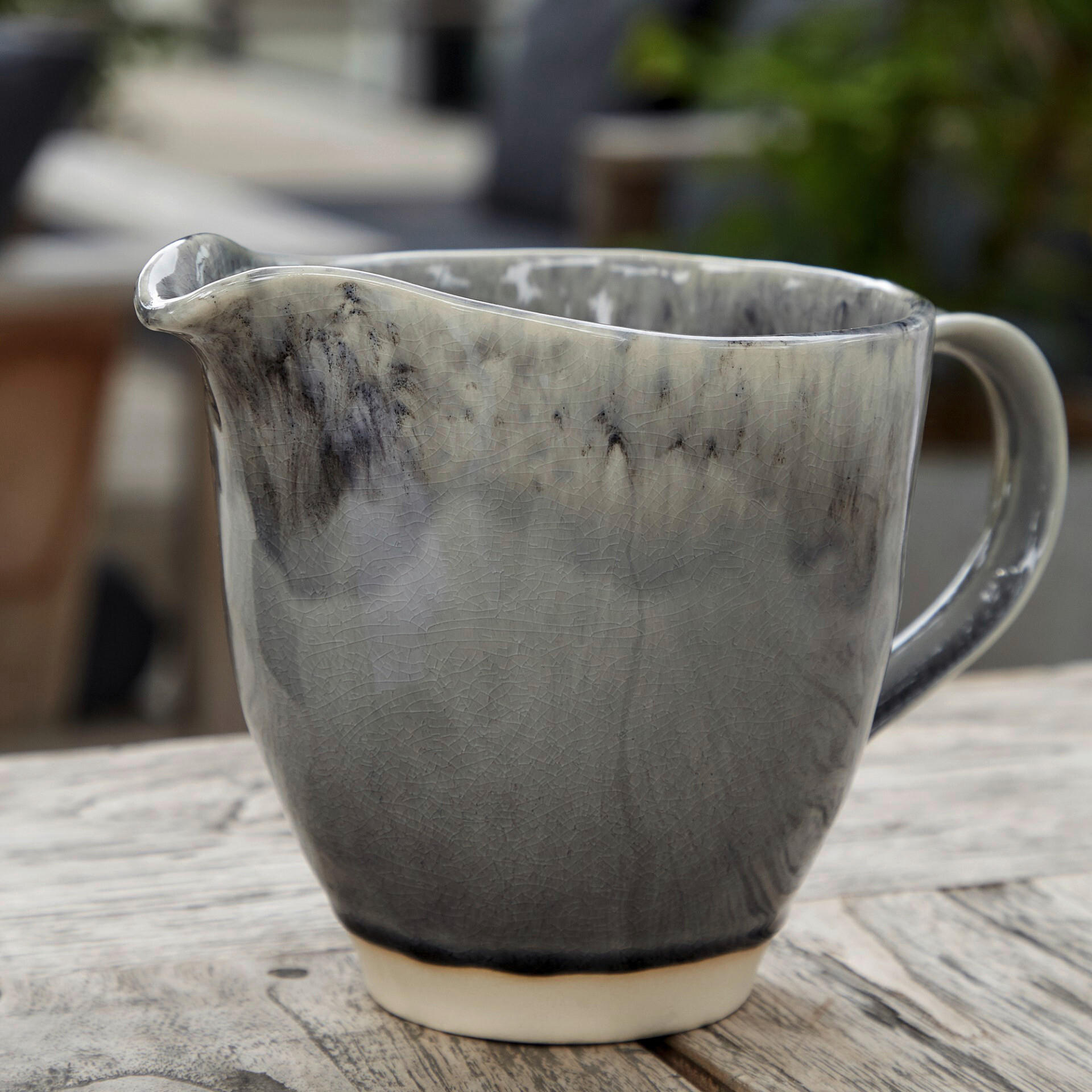 KRUG    - Grau, Basics, Keramik (25/17/16cm) - Costa Nova