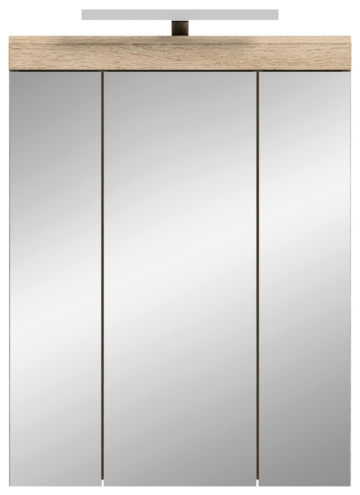 SPIEGELSCHRANK 60/79/37 cm  - Sonoma Eiche, Modern, Glas/Holzwerkstoff (60/79/37cm) - MID.YOU