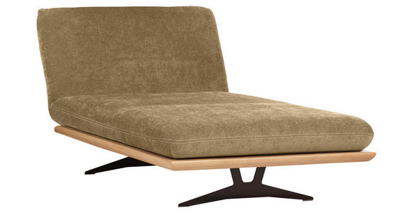 OTTOMANE in Mikrofaser Grün - Schwarz/Grün, Design, Holz/Textil (114/92/165-218cm) - Dieter Knoll