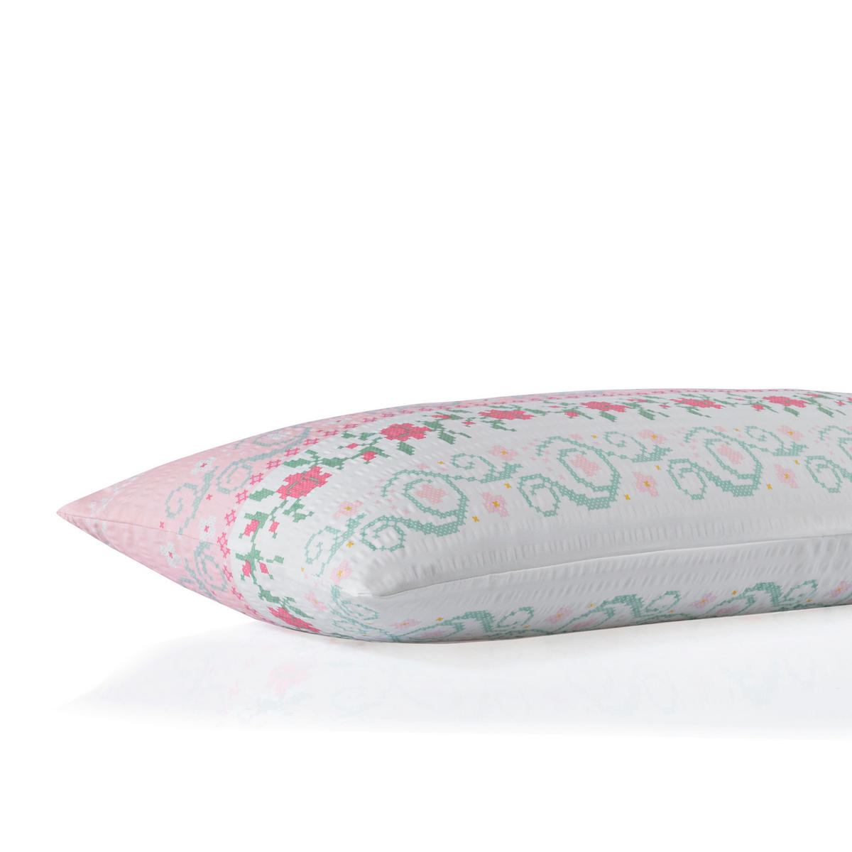 KOPFPOLSTERBEZUG 40/80 cm  - Rosa, Design, Textil (40/80cm) - Florella