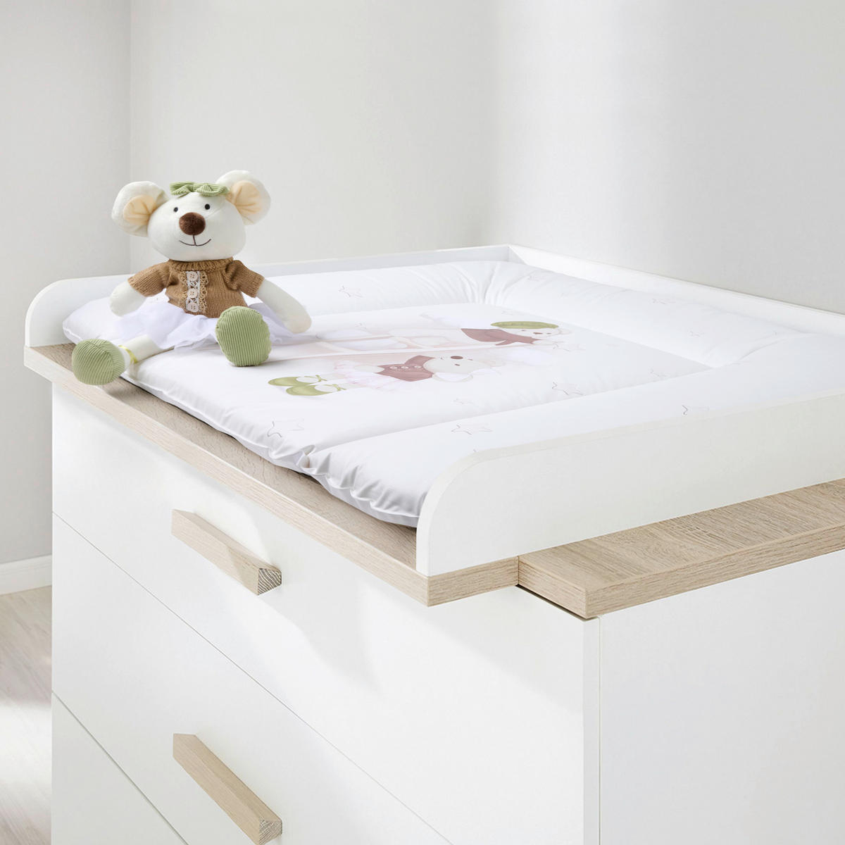 PREBAĽOVACIA PODLOŽKA, 85/72 cm - Basics, textil (85/72cm) - Patinio