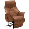 RELAXSESSEL in Textil Hellbraun  - Hellbraun/Anthrazit, Design, Textil/Metall (74/113/84cm) - Himolla