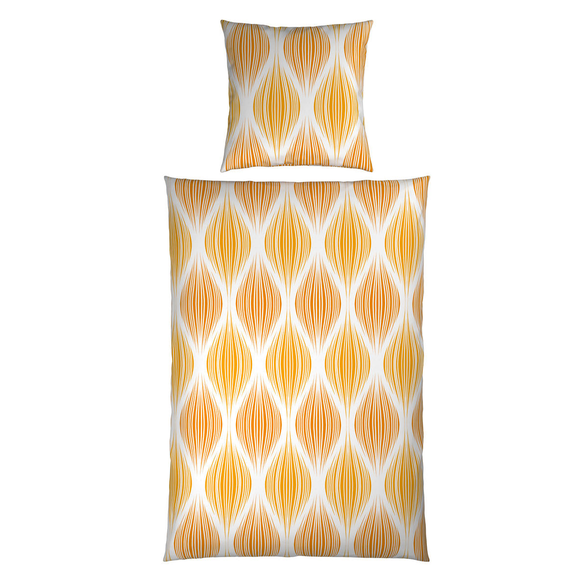 BETTWÄSCHE Satin 155/220 cm  - Gelb, Textil (155/220cm) - Novel