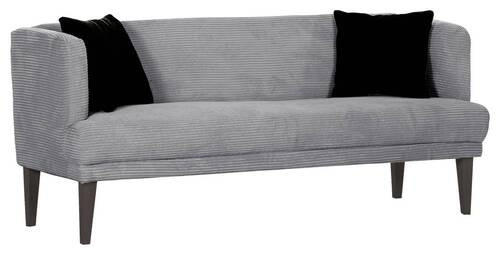 SITZBANK 190/83/70 cm Cord Anthrazit, Hellgrau Holz  - Anthrazit/Hellgrau, Design, Holz/Textil (190/83/70cm) - Landscape