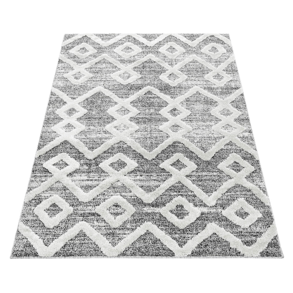 GOLVLÖPARE 80/250 cm Pisa 4704 grau  - grå, Klassisk, textil (80/250cm)