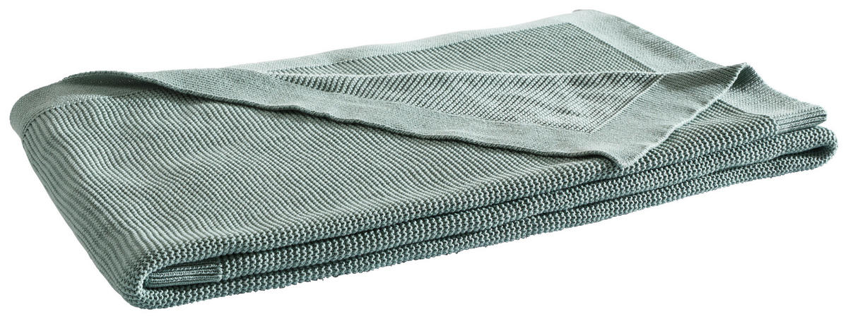 WOHNDECKE BEJA 150/200 cm  - Grün, Basics, Textil (150/200cm) - Dieter Knoll