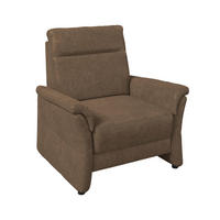 SESSEL Mikrofaser Braun  - Schwarz/Braun, Konventionell, Kunststoff/Textil (104/98/91cm) - Elegando