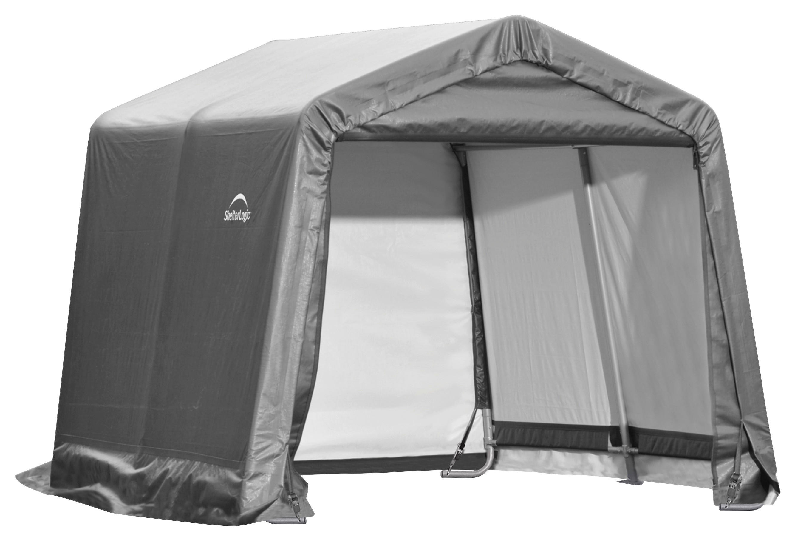 ZELTGARAGE 300/240/300 cm  - Grau, Basics, Kunststoff (300/240/300cm) - Ambia Garden
