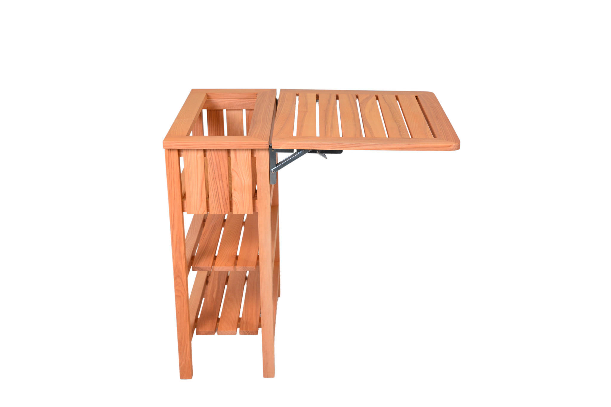 GARTENKLAPPTISCH 31-79/74,5/63 cm Holz rechteckig - Naturfarben, ROMANTIK / LANDHAUS, Holz (31-79/74,5/63cm) - Modante