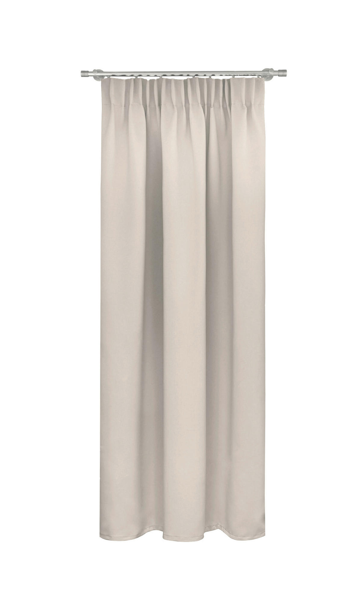 KÉSZFÜGGÖNY sötétítő  - bézs, Basics, textil (140/175cm)