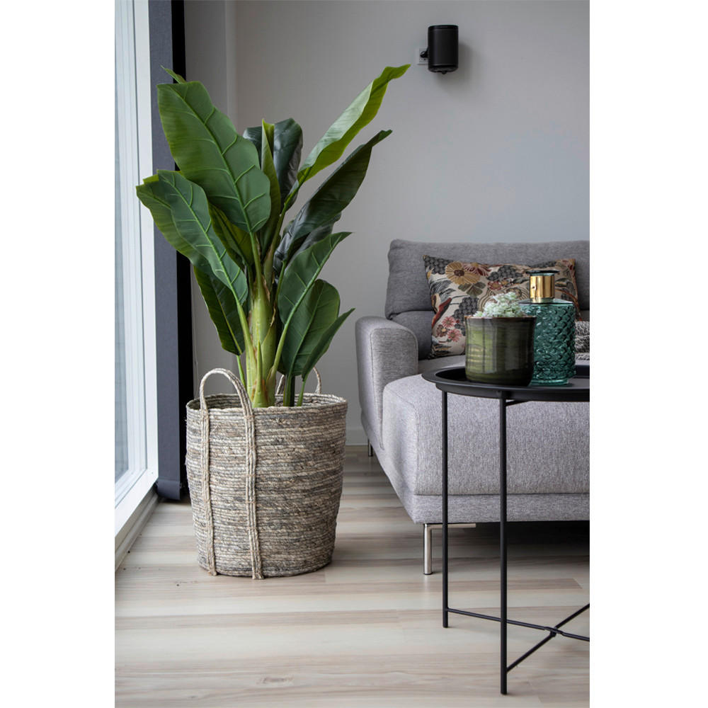DEKOKORB - Grau, Design, Textil (41/49/41cm)
