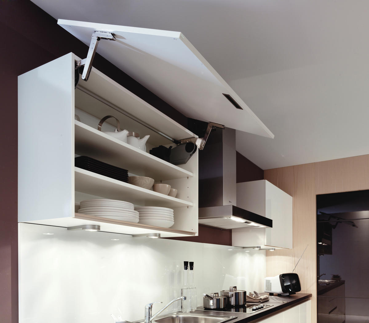 EINBAUKÜCHE   - Design, Holzwerkstoff - Novel