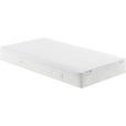 TASCHENFEDERKERNMATRATZE 100/200 cm Höhe ca. 23 cm  - Weiß, KONVENTIONELL, Textil (100/200cm) - Sleeptex