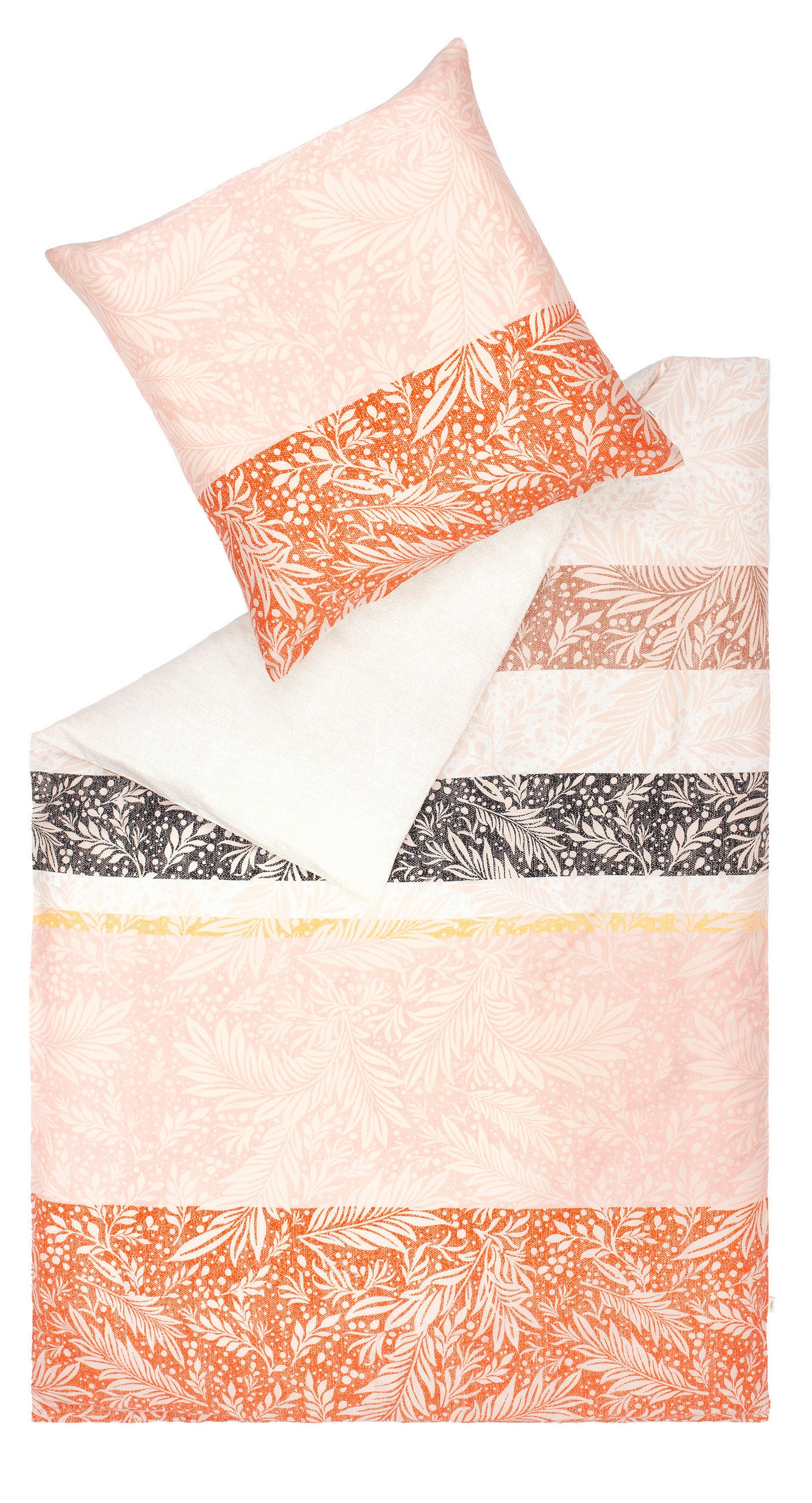 WENDEBETTWÄSCHE E-Victoria Satin 155/220 cm  - Terracotta/Creme, Basics, Textil (155/220cm) - Esprit