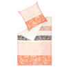 WENDEBETTWÄSCHE E-Victoria Satin 155/220 cm  - Terracotta/Creme, Basics, Textil (155/220cm) - Esprit