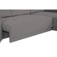 ECKSOFA Anthrazit Struktur  - Anthrazit/Schwarz, Design, Kunststoff/Textil (284/205cm) - Xora
