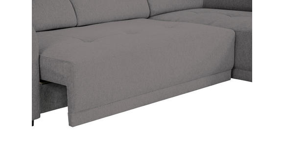 ECKSOFA Anthrazit Struktur - Anthrazit/Schwarz, Design, Kunststoff/Textil (284/205cm) - Xora