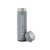 ISOLIERFLASCHE 0,42 l  - Grau, Basics, Kunststoff/Metall (7/24/7cm)