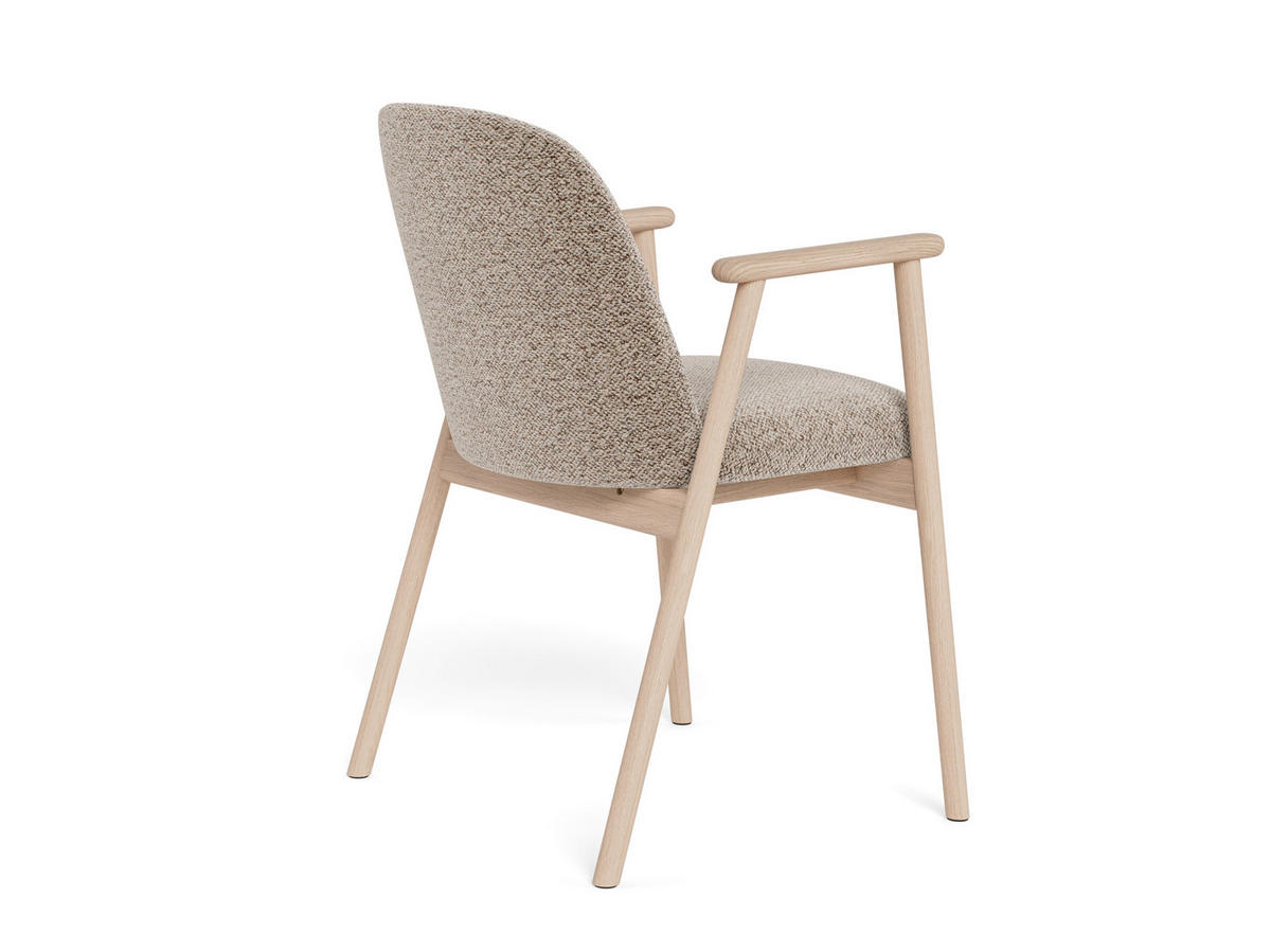 STOL MED ARMSTÖD   flatväv  - beige, Modern, metall/textil (55,5/80,5/57cm) - MID.YOU