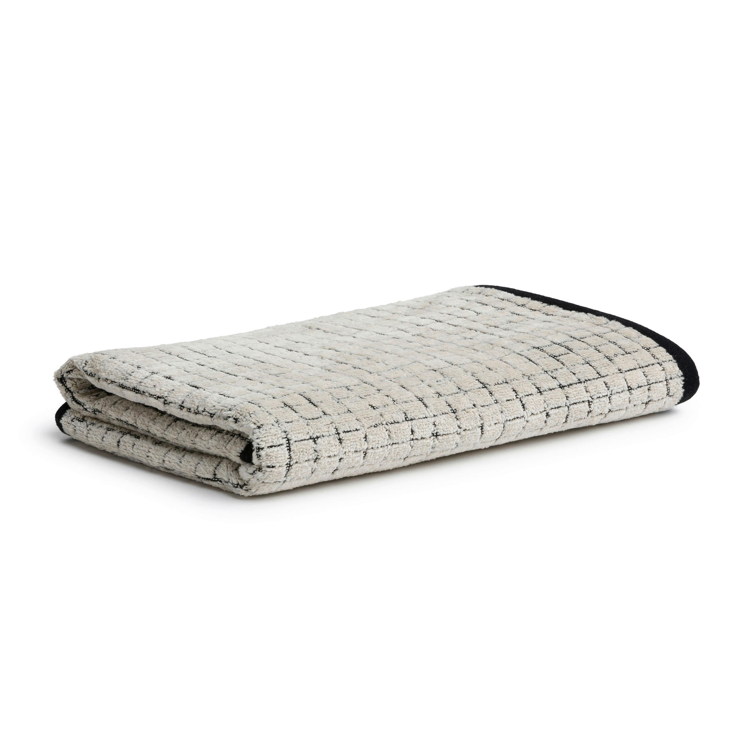 DUSCHTUCH 80/150 cm EDEN  - Elfenbein, Basics, Textil (80/150cm) - Moeve