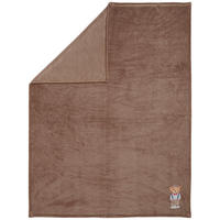 FLEECOVÁ DEKA, polyester, 150/200 cm - šedohnědá, textil (150/200cm) - Novel