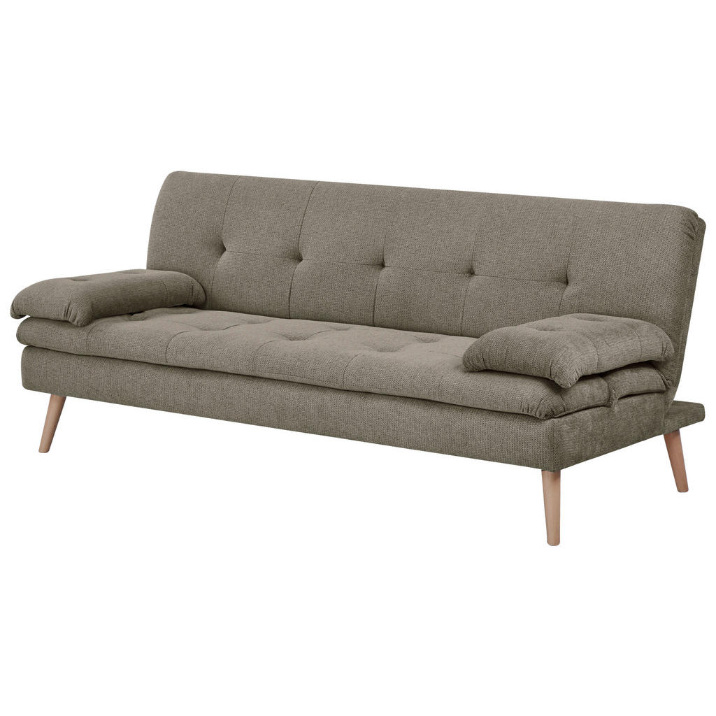 Schlafsofa Armano Braun B: 190 Cm