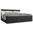 FAMILIENBETT - Anthrazit/Schwarz, Design, Holzwerkstoff/Kunststoff (240/200cm) - Esposa