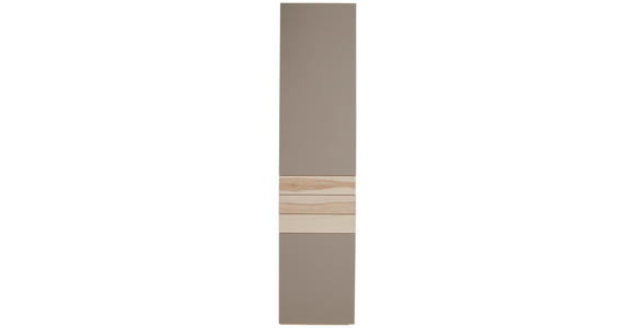 DREHTÜRENSCHRANK 198/214/62 cm,  in Schlammfarben, Buchefarben, 4-türig  - Schlammfarben/Buchefarben, Natur, Glas/Holz (198/214/62cm) - Valnatura