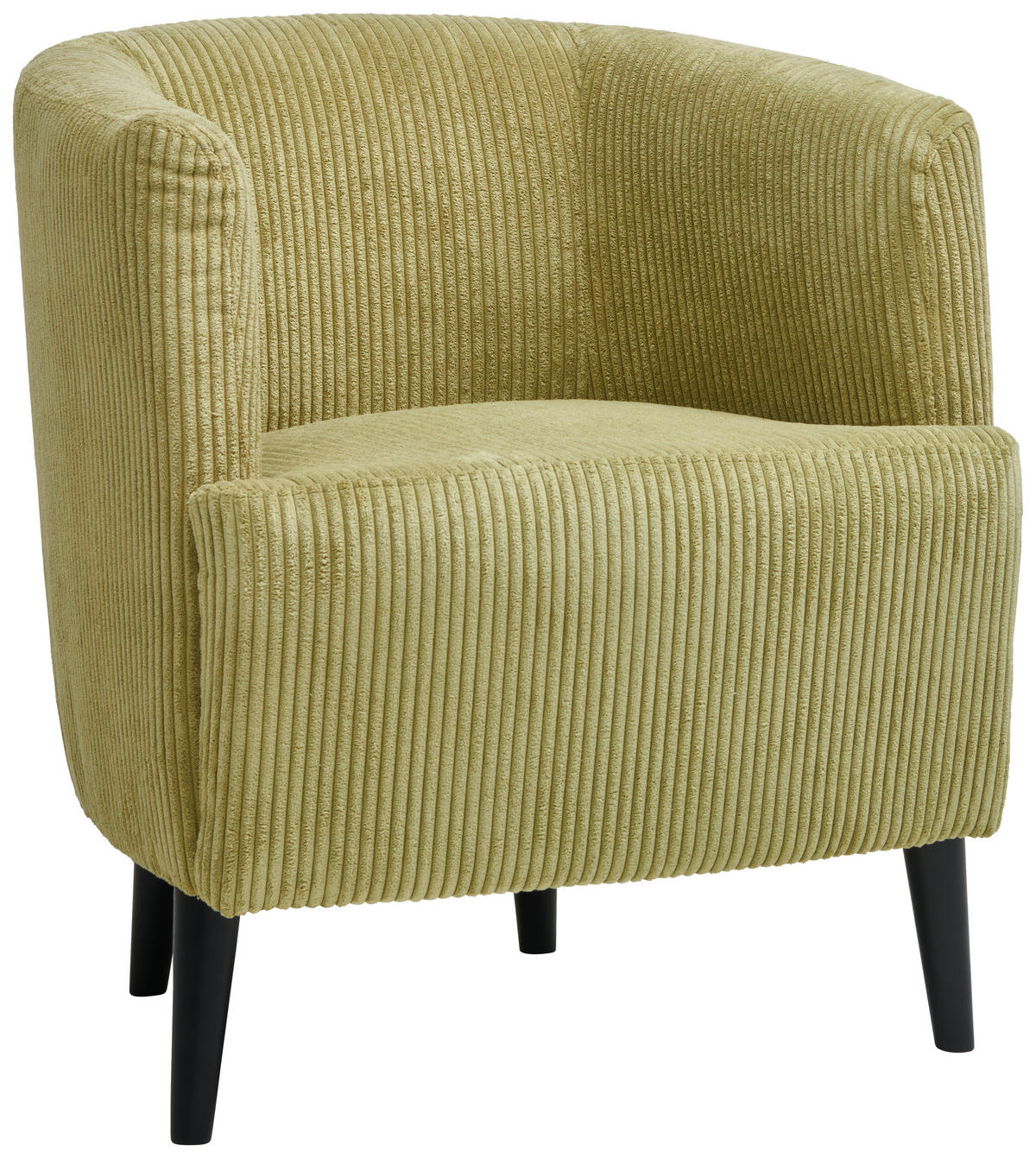 FOTEL - fekete/világoszöld, Lifestyle, textil/fa (70/70/75cm)