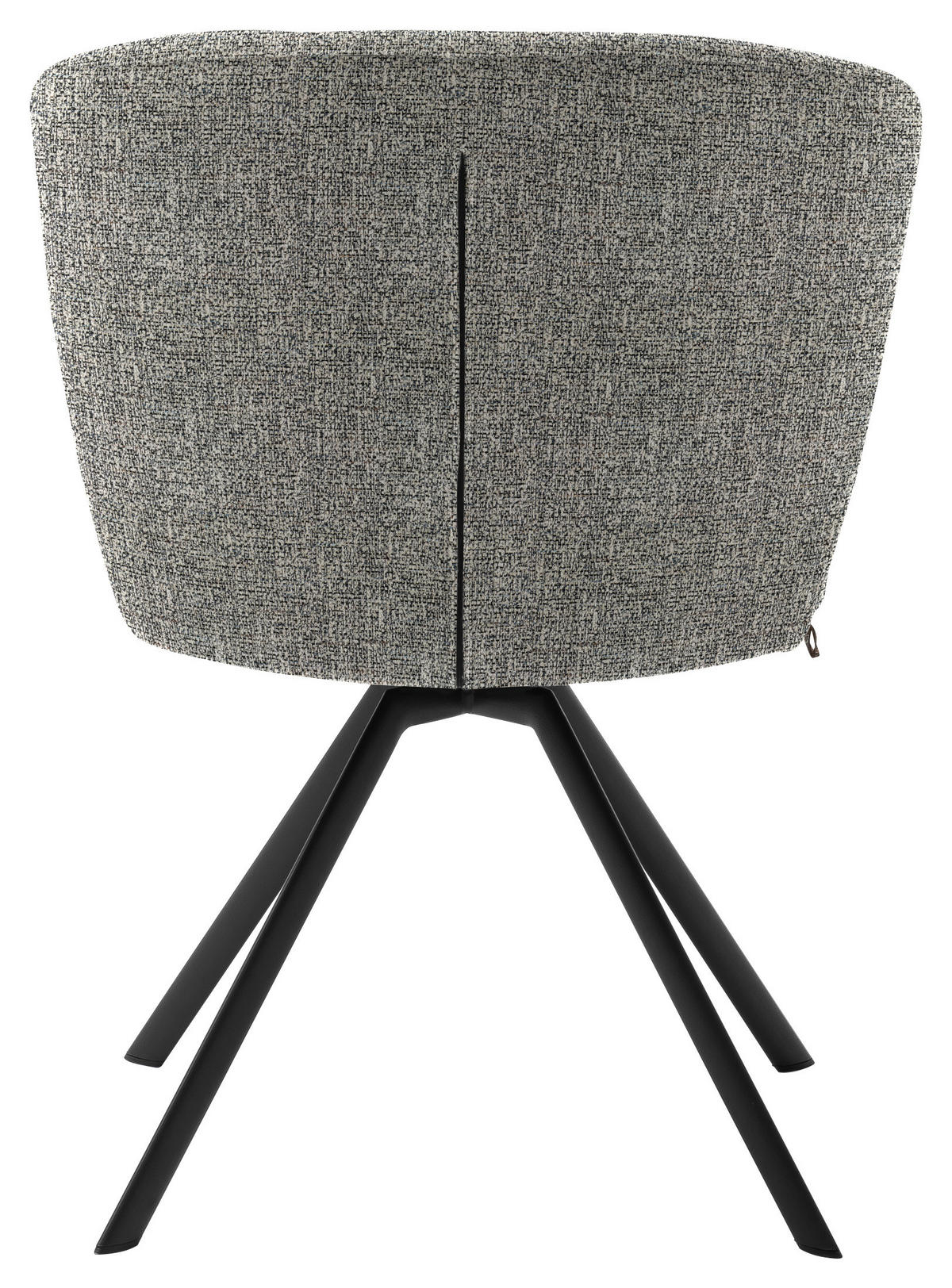 ARMLEHNSTUHL  Lederauswahl, Stoffauswahl Struktur  - Anthrazit/Grau, Design, Textil/Metall (63/83/63cm) - Schöner Wohnen