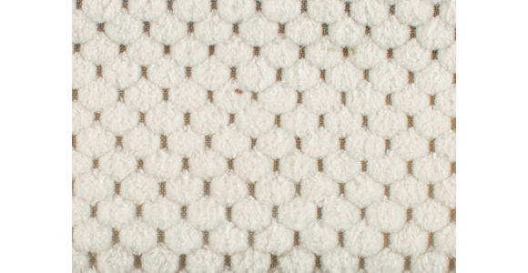 ECKSOFA in Velours Creme 326/236 cm - Creme/Schwarz, Design, Kunststoff/Textil (326/236cm) - Xora