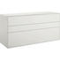 LOWBOARD lackiert Weiß - Schwarz/Weiß, Design (128/64/45cm) - Hülsta - Now