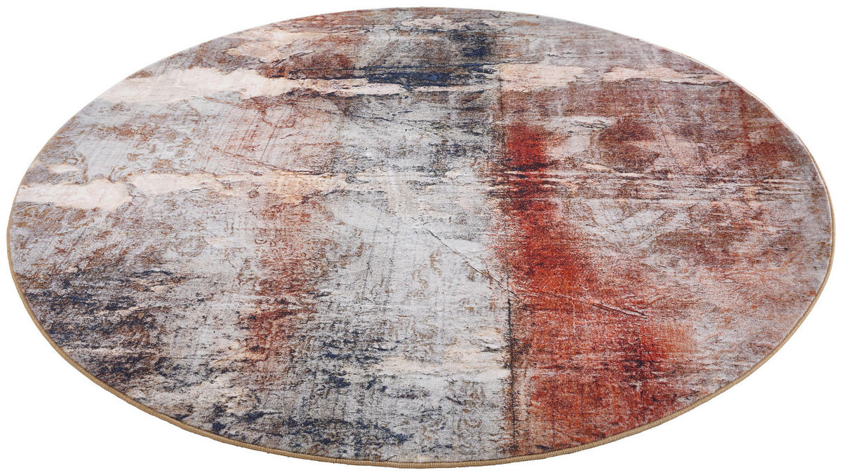 WEBTEPPICH 160 cm Grau, Multicolor rund  - Multicolor/Grau, Design, Textil (160cm) - Novel