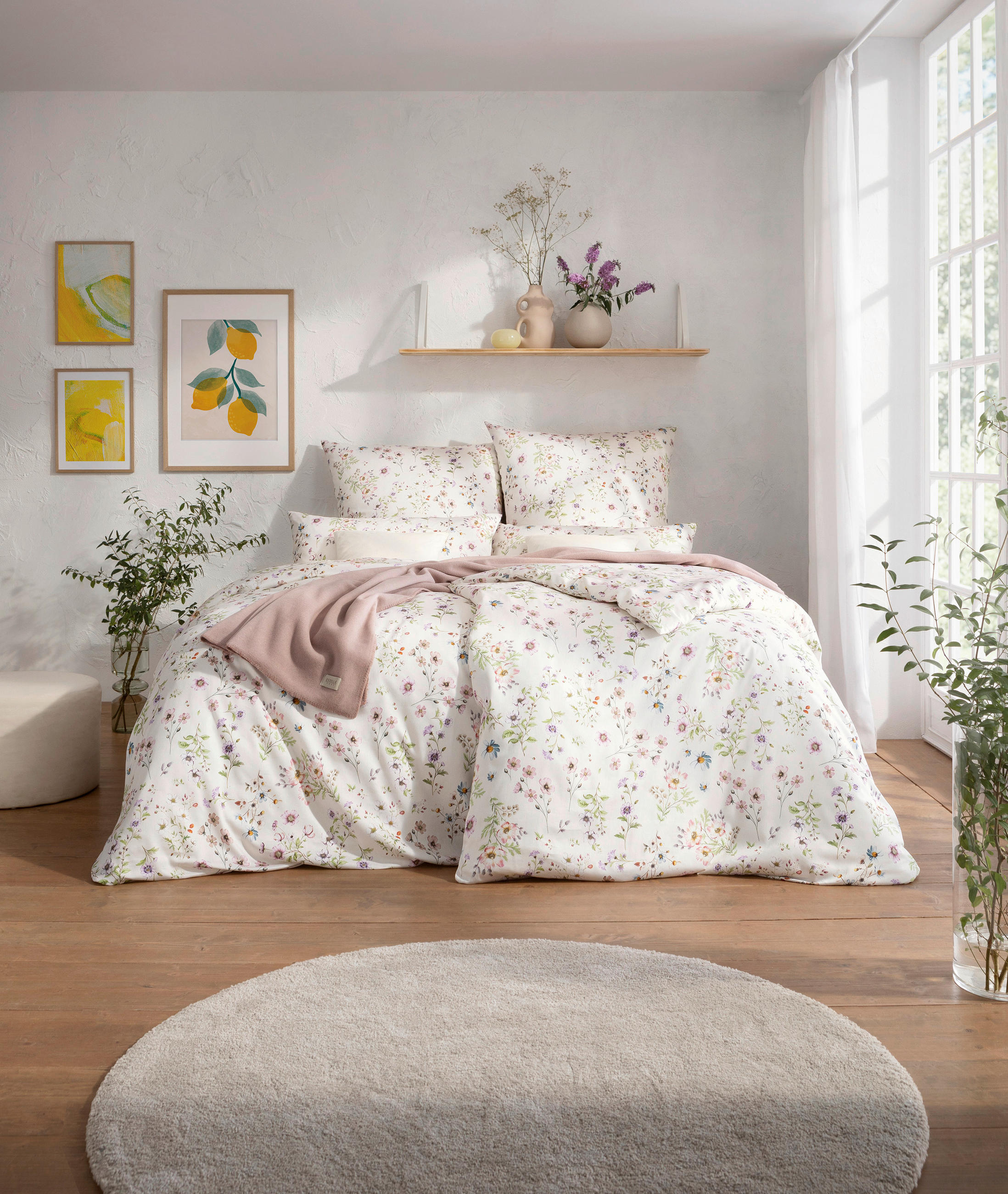 POSTELJNINA Atelier mako saten bež  - bež, Konvencionalno, tekstil (200/200cm) - Estella
