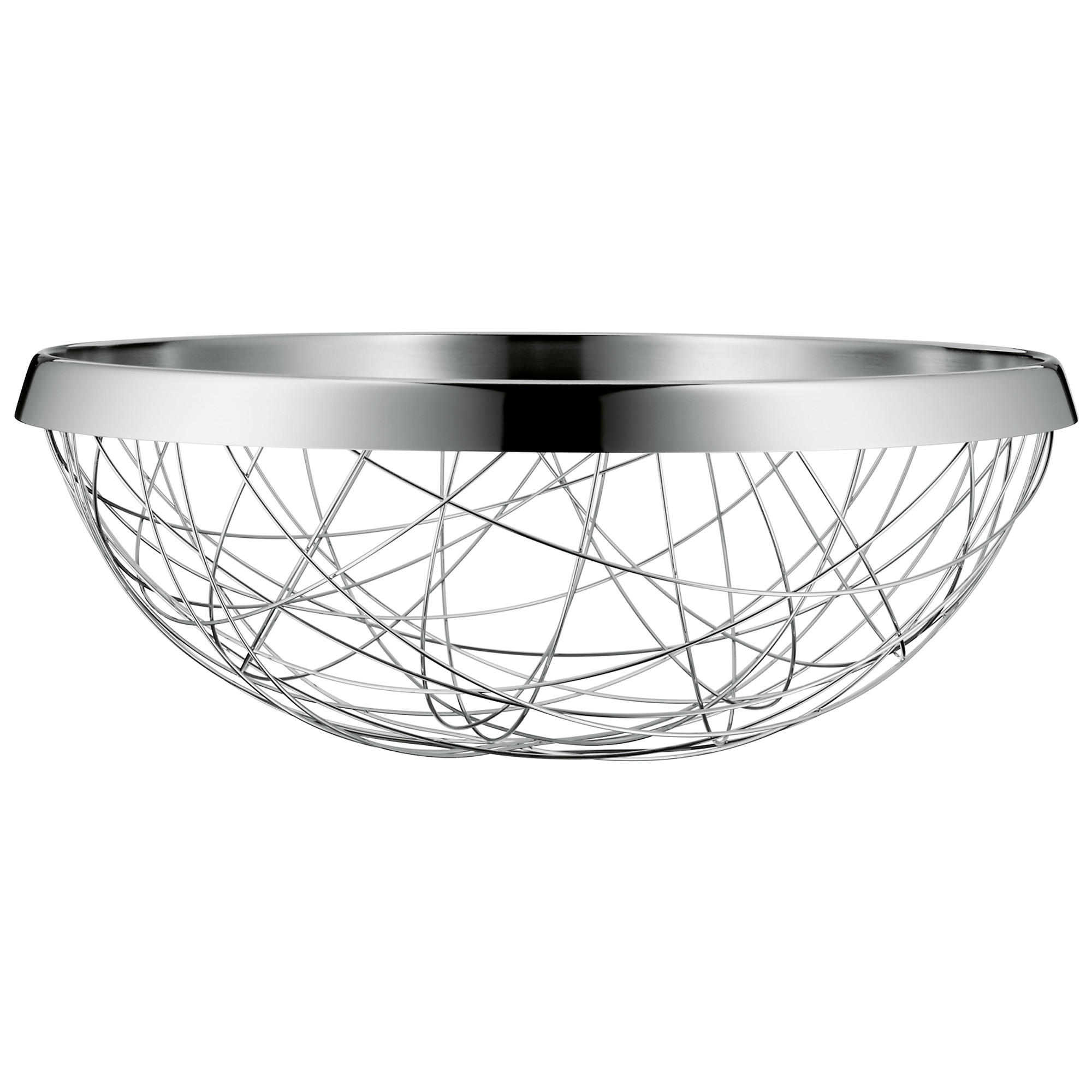 OBSTKORB Living Lounge  - Edelstahlfarben, Design, Metall (30cm) - WMF