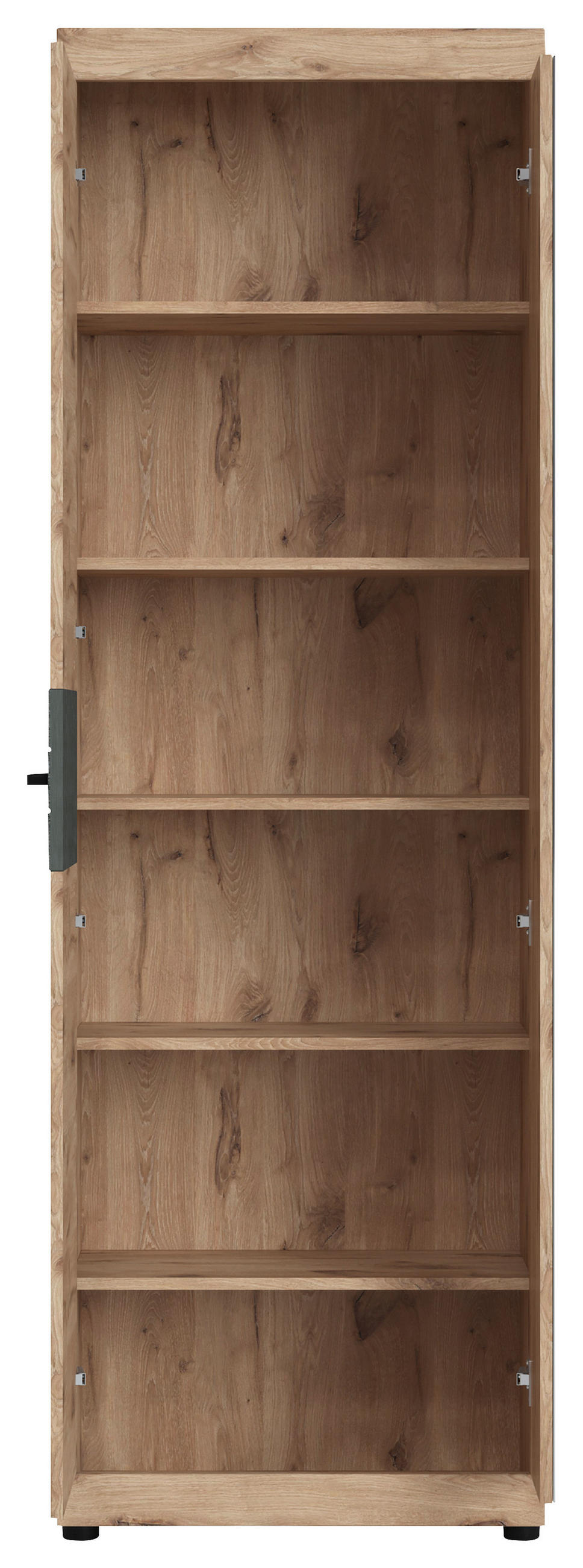 GARDEROBNA OMARA barve hrasta - barve hrasta, Design, kovina/umetna masa (65/201,3/37,9cm) - Carryhome